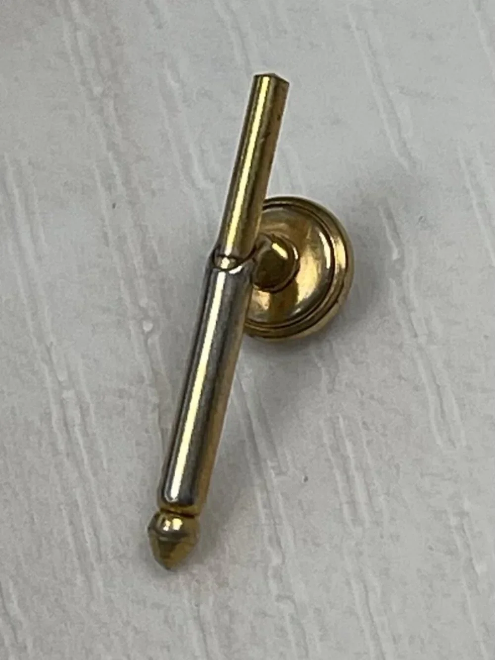 VTG SWANK Goldtone Metal 2